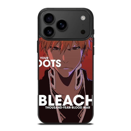 BLEACH ANIME ICHIGO KUROSAKI FACE iPhone 17 Pro Max Case Cover