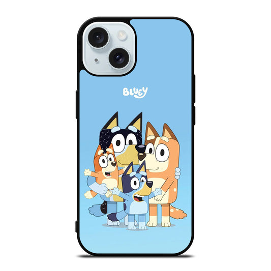 BLUEY HEELER PUPPY CARTOON 1 iPhone 15 Case Cover