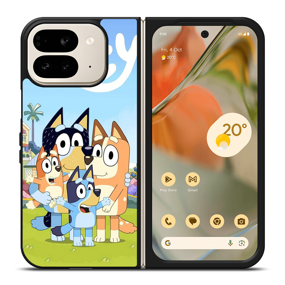 BLUEY HEELER PUPPY CARTOON 2 Google Pixel 9 Pro Fold Case Cover
