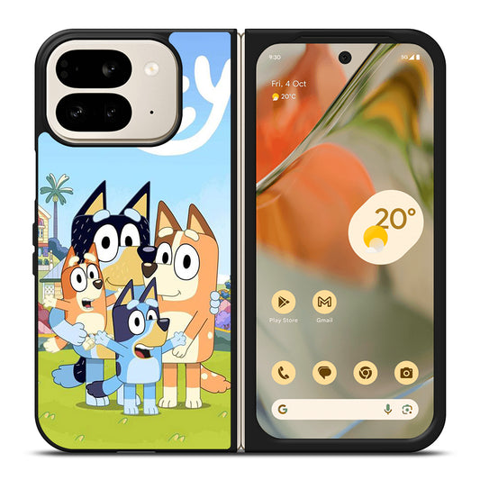 BLUEY HEELER PUPPY CARTOON 2 Google Pixel 9 Pro Fold Case Cover