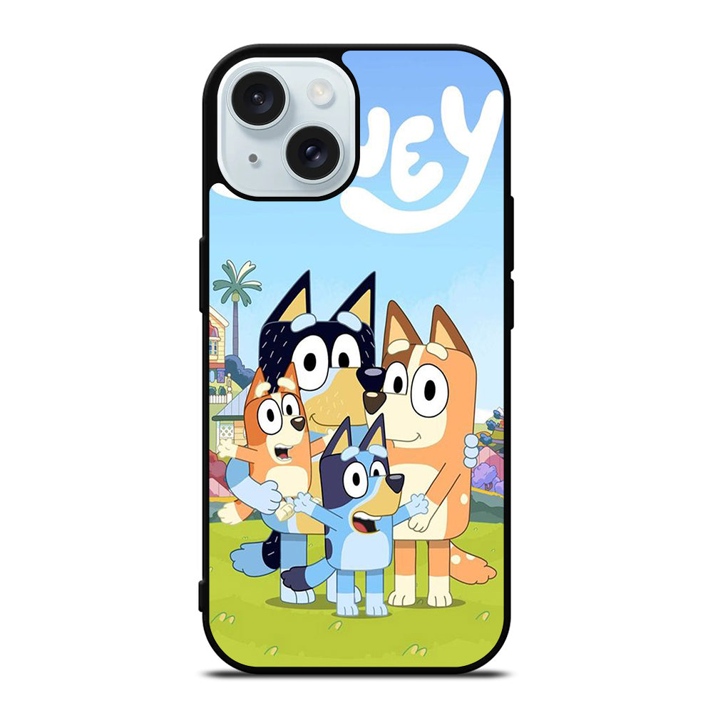 BLUEY HEELER PUPPY CARTOON 2 iPhone 15 Case Cover