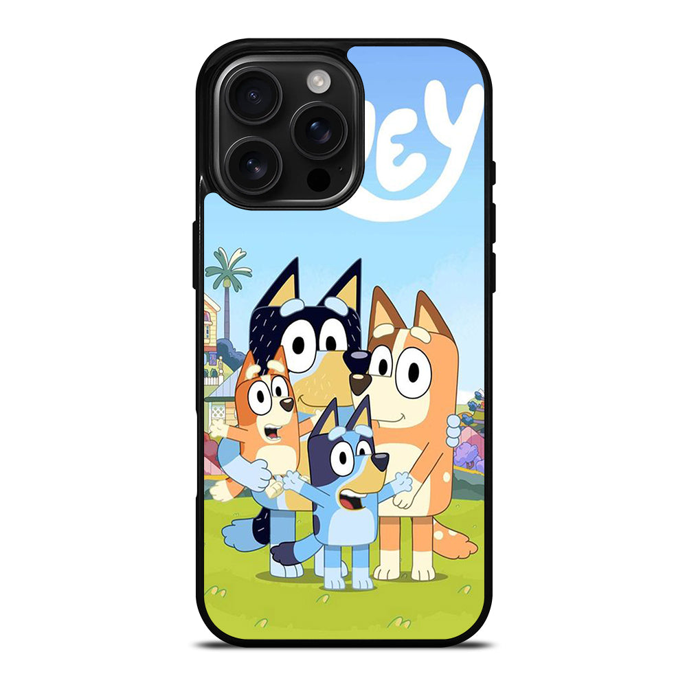 BLUEY HEELER PUPPY CARTOON 2 iPhone 16 Pro Max Case Cover