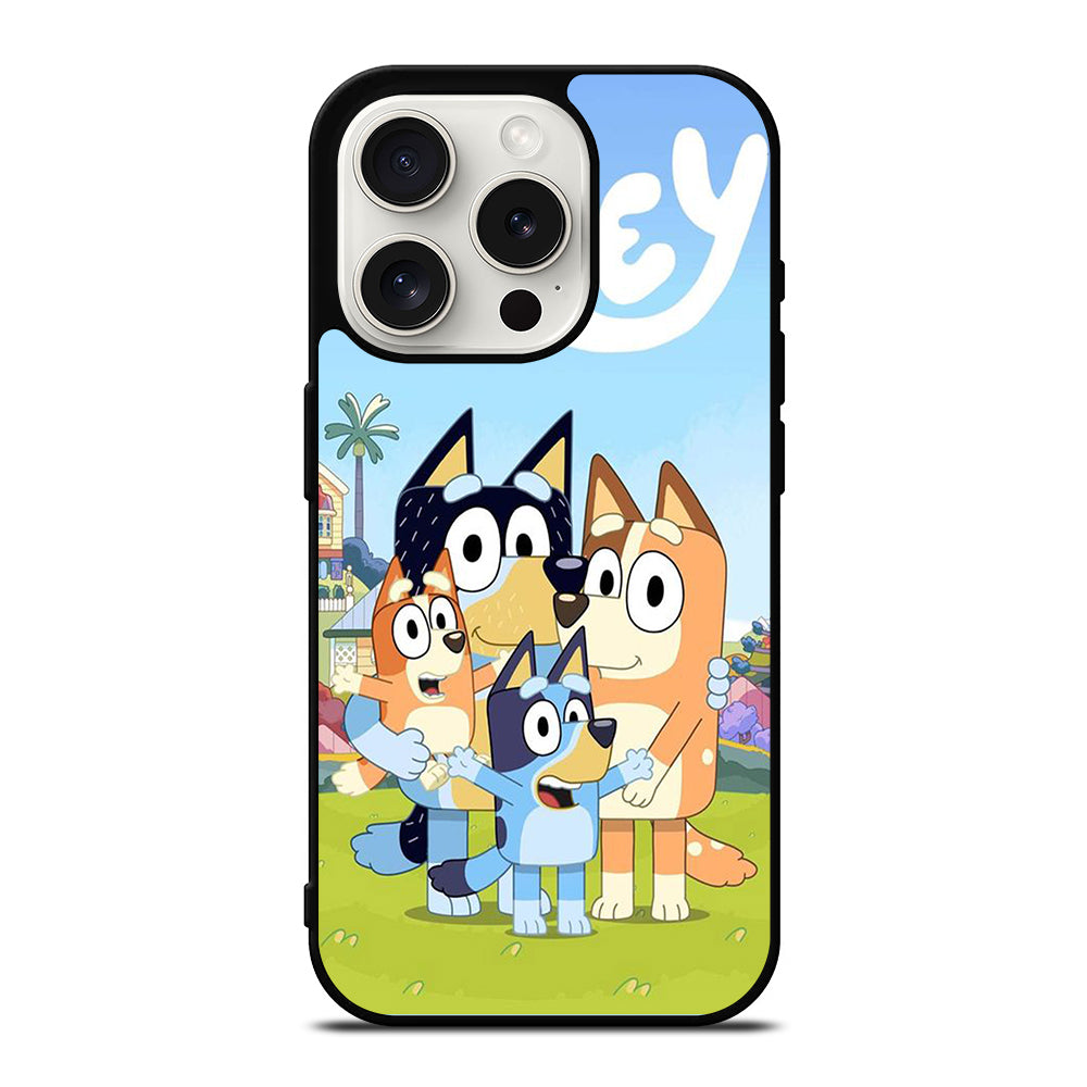 BLUEY HEELER PUPPY CARTOON 2 iPhone 15 Pro Case Cover