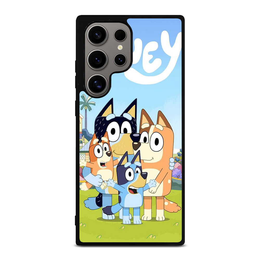 BLUEY HEELER PUPPY CARTOON 2 Samsung Galaxy S24 Ultra Case Cover