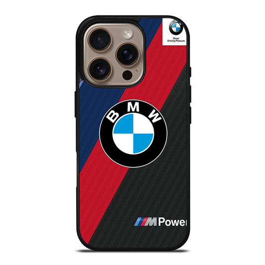 BMW LOGO CARBON iPhone 16 Pro Case Cover