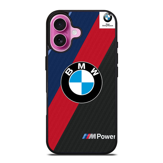 BMW LOGO CARBON iPhone 16 Plus Case Cover