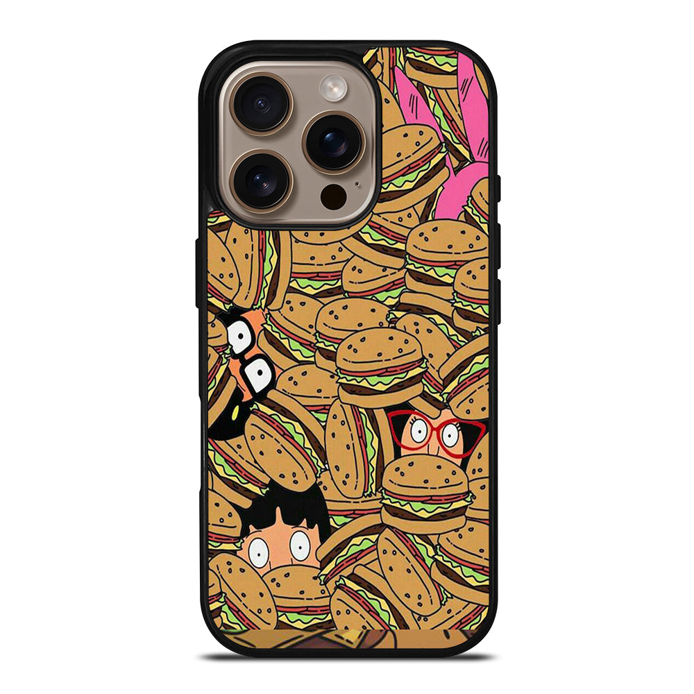 BOB'S BURGERS PATTERN iPhone 16 Pro Case Cover