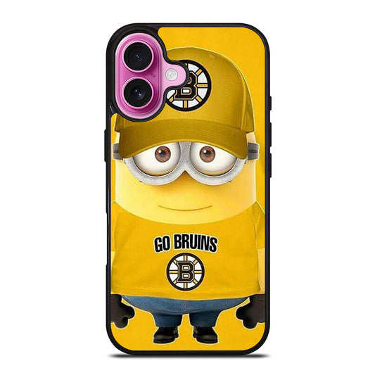 BOSTON BRUINS MINION iPhone 16 Plus Case Cover