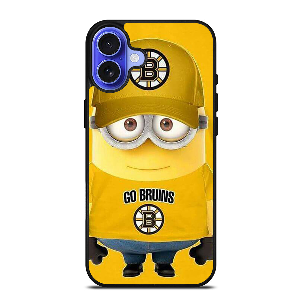 BOSTON BRUINS MINION iPhone 16 Case Cover
