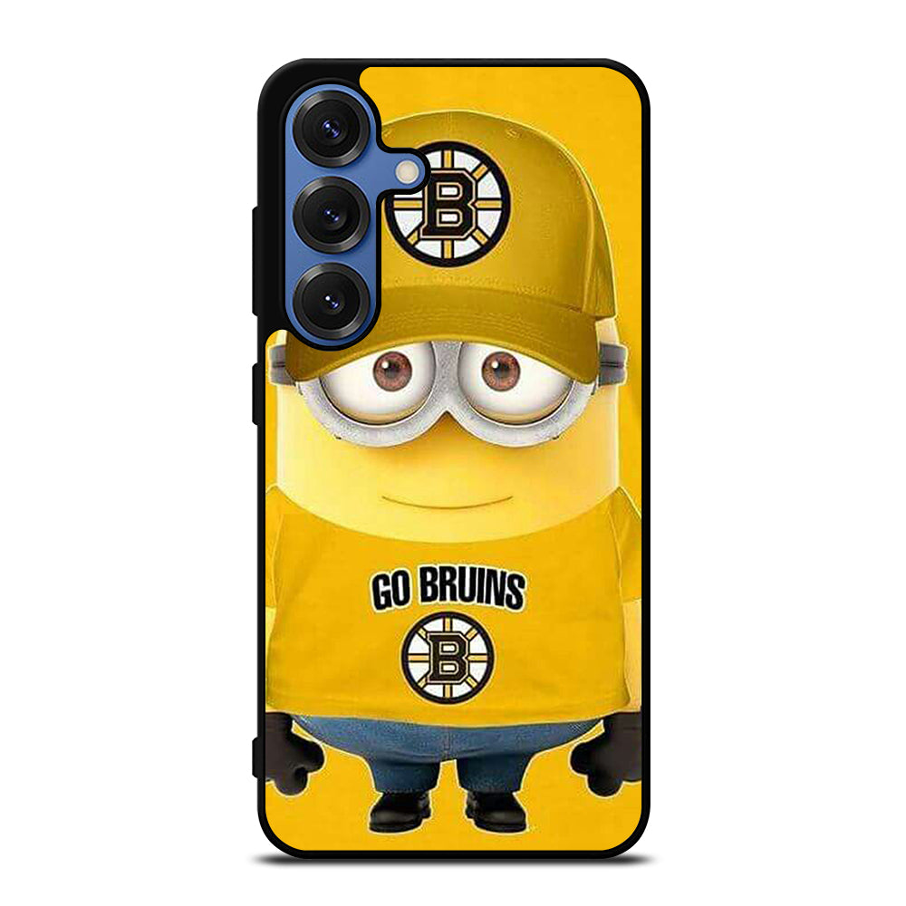 BOSTON BRUINS MINION Samsung Galaxy S25 Case Cover