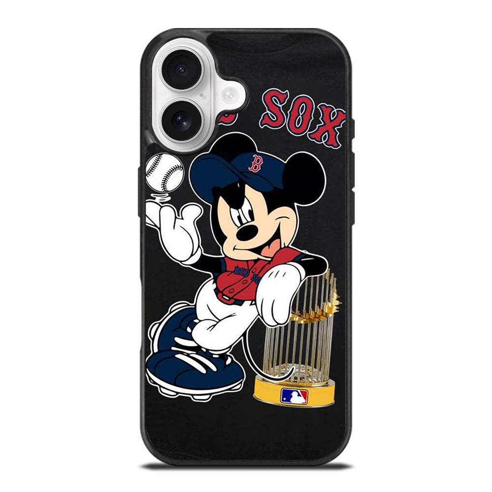 BOSTON RED SOX MICKEY MOUSE iPhone 17 Case Cover