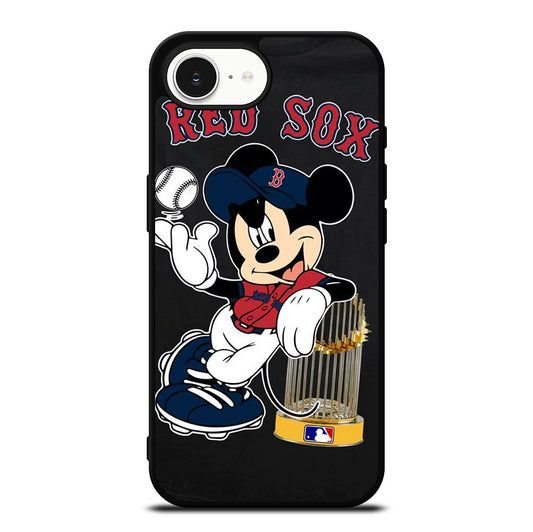 BOSTON RED SOX MICKEY MOUSE iPhone 16e Case Cover