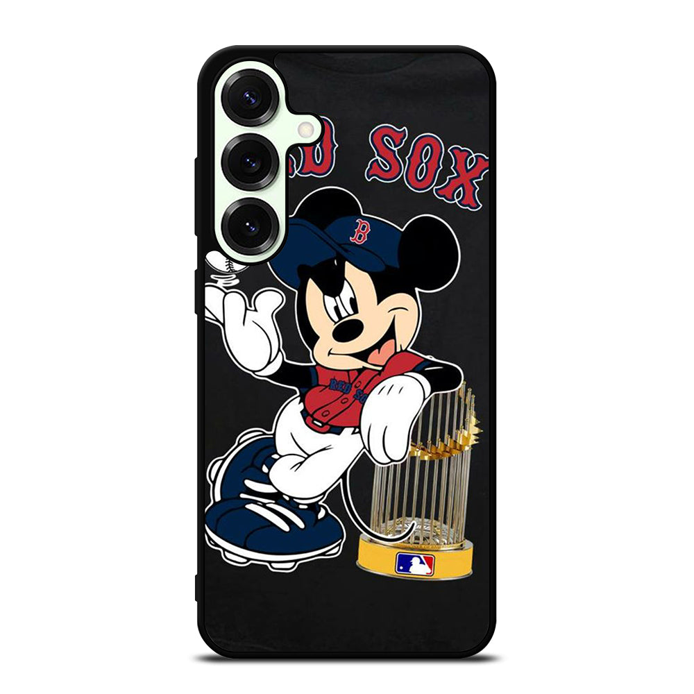 BOSTON RED SOX MICKEY MOUSE Samsung Galaxy S25 Plus Case Cover