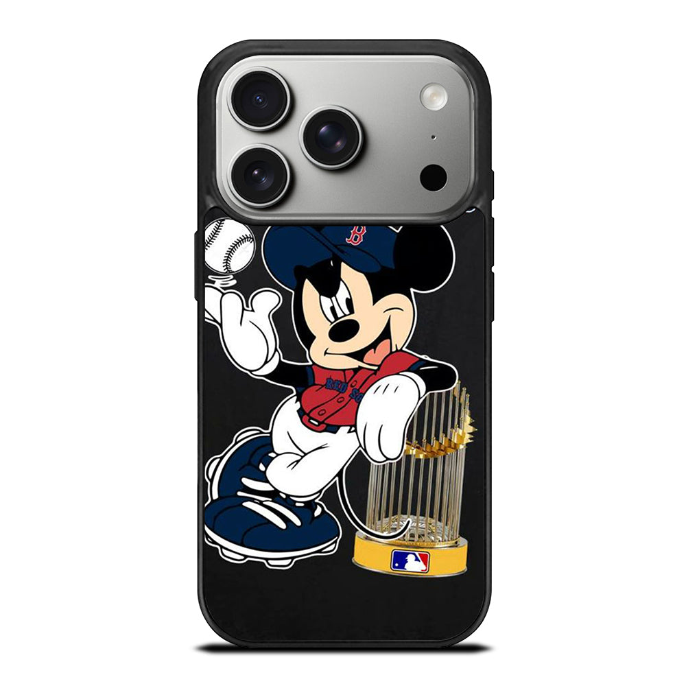 BOSTON RED SOX MICKEY MOUSE iPhone 17 Pro Case Cover