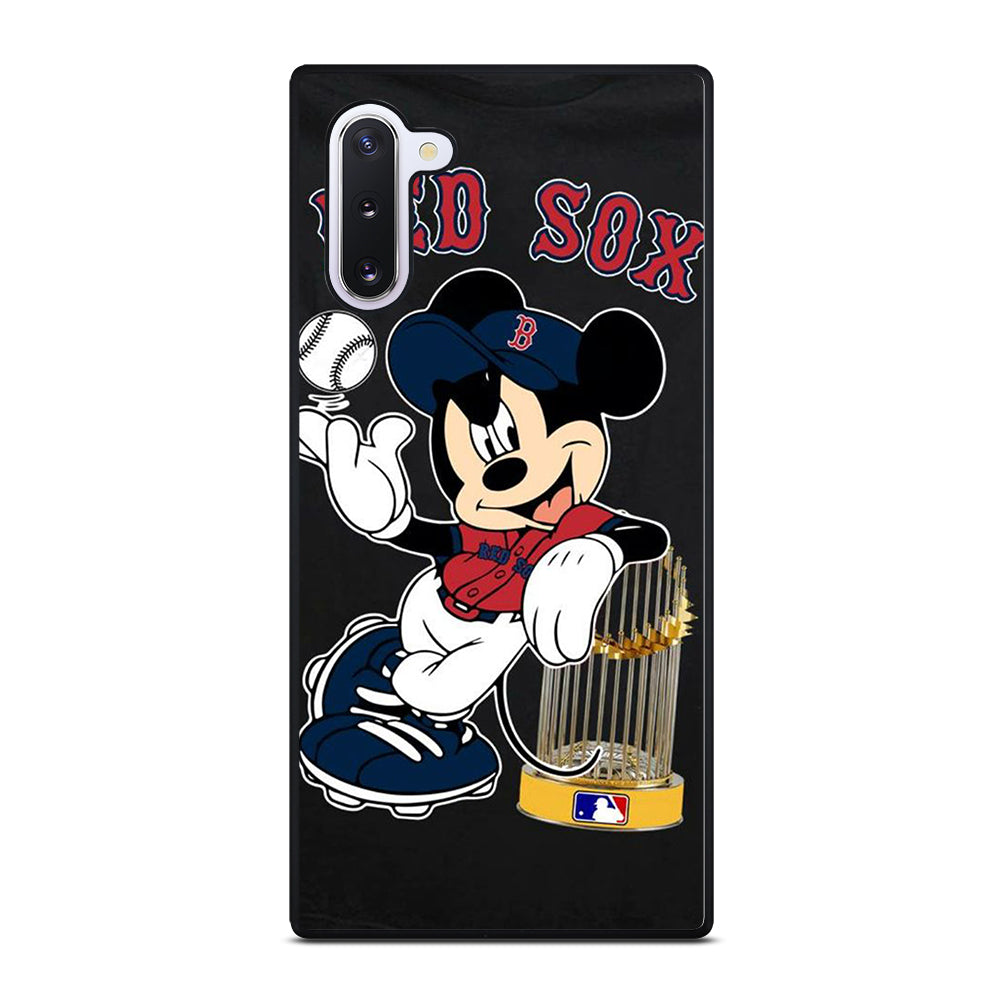 BOSTON RED SOX MICKEY MOUSE Samsung Galaxy Note 10 Case Cover