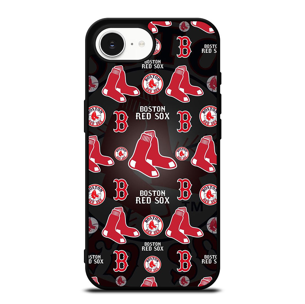 BOSTON RED SOX PATTERN iPhone 16e Case Cover