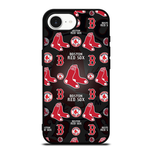 BOSTON RED SOX PATTERN iPhone 16e Case Cover