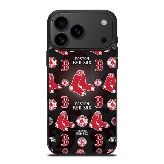 BOSTON RED SOX PATTERN iPhone 17 Pro Max Case Cover