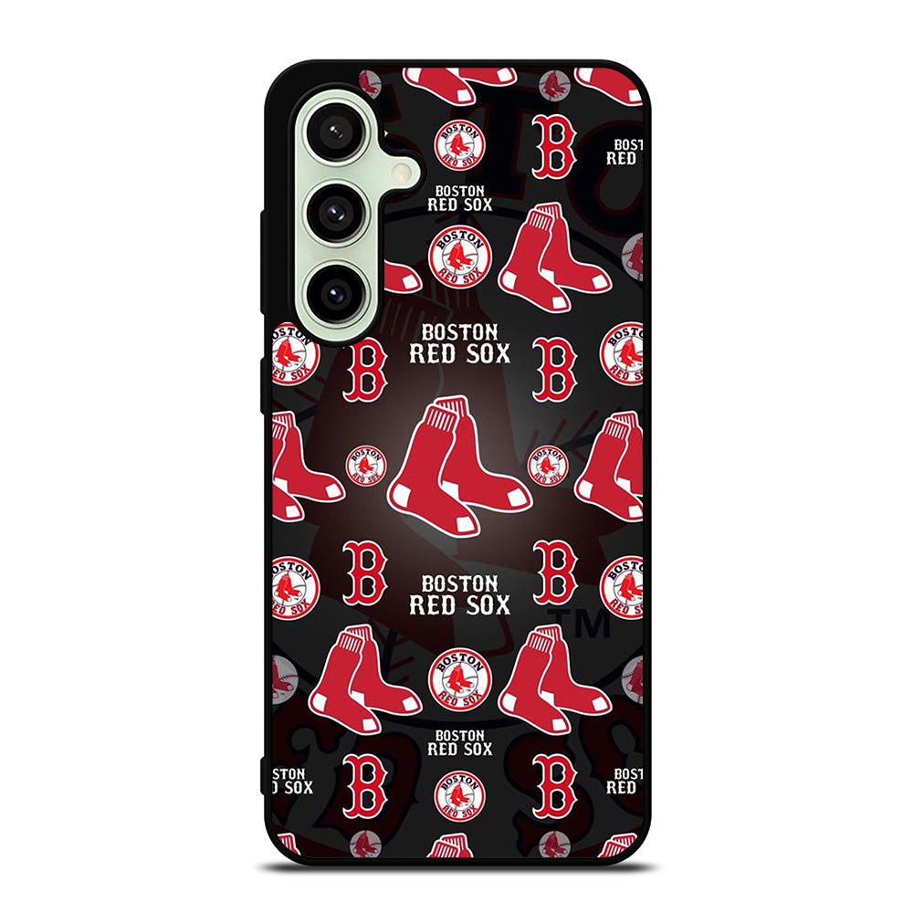 BOSTON RED SOX PATTERN Samsung Galaxy S24 FE Case Cover