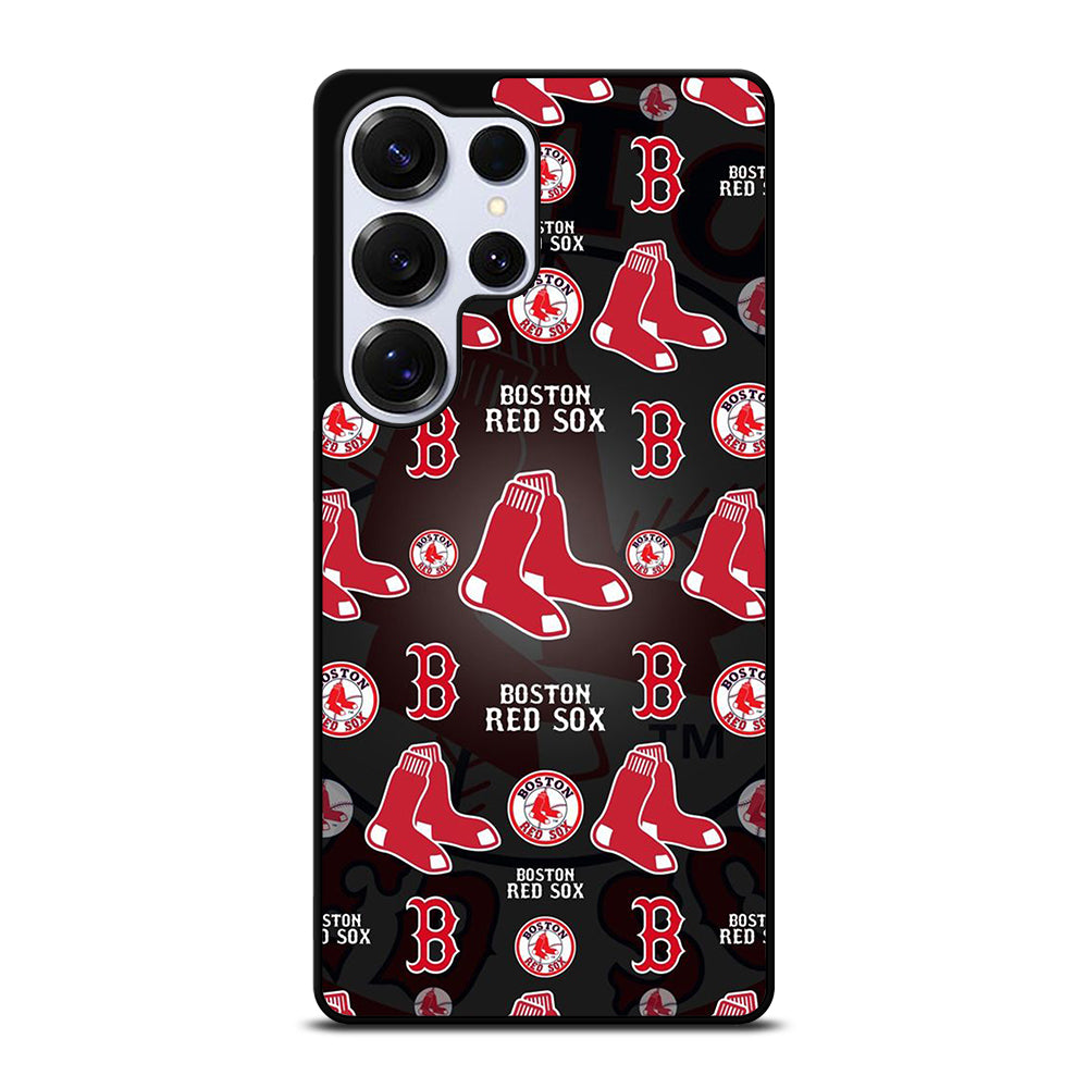 BOSTON RED SOX PATTERN Samsung Galaxy S25 Ultra Case Cover