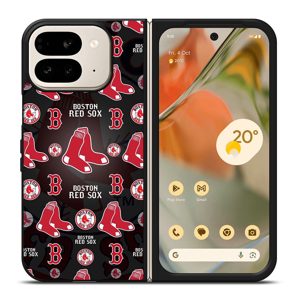 BOSTON RED SOX PATTERN Google Pixel 9 Pro Fold Case Cover