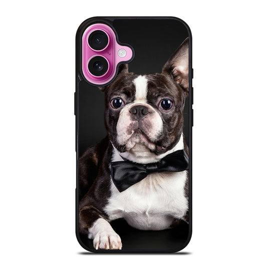 BOSTON TERRIER DOG iPhone 16 Plus Case Cover