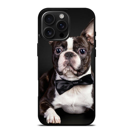BOSTON TERRIER DOG iPhone 16 Pro Max Case Cover