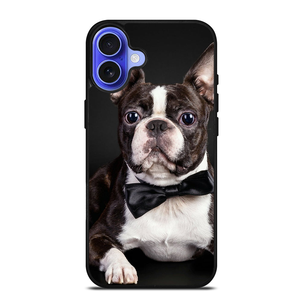 BOSTON TERRIER DOG iPhone 16 Case Cover