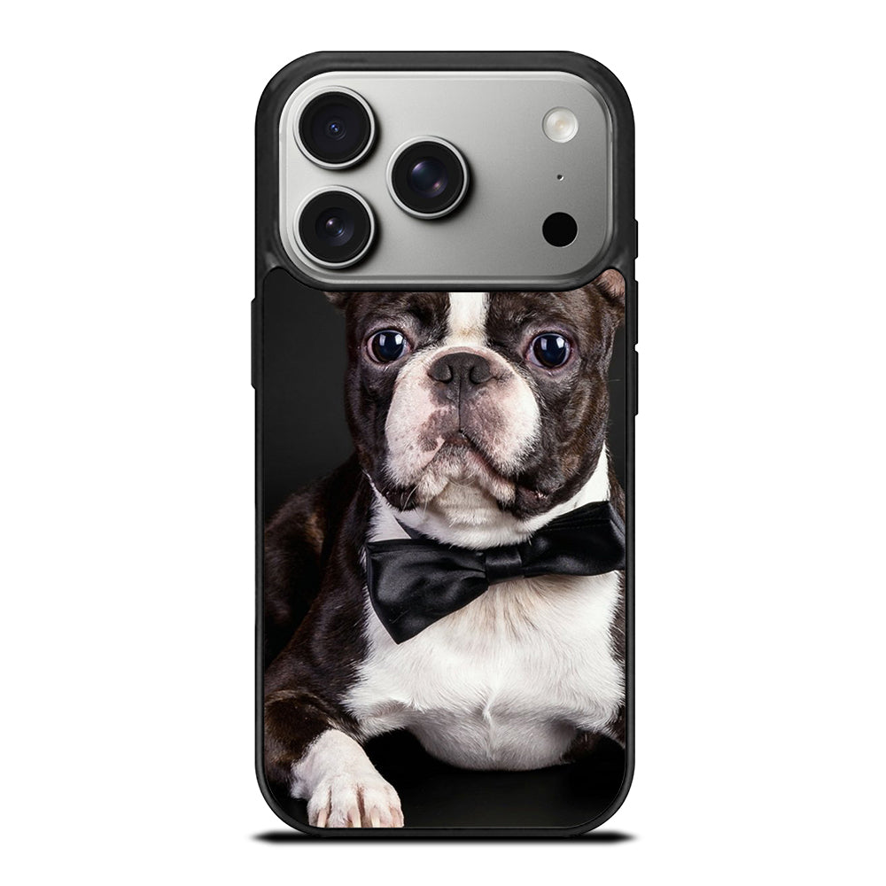 BOSTON TERRIER DOG iPhone 17 Pro Case Cover