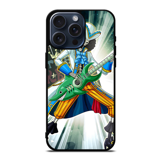 BROOK GUITAR ONE PIECE ANIME iPhone 15 Pro Max Case Cover