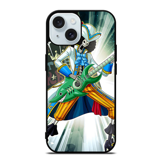 BROOK GUITAR ONE PIECE ANIME iPhone 15 Case Cover