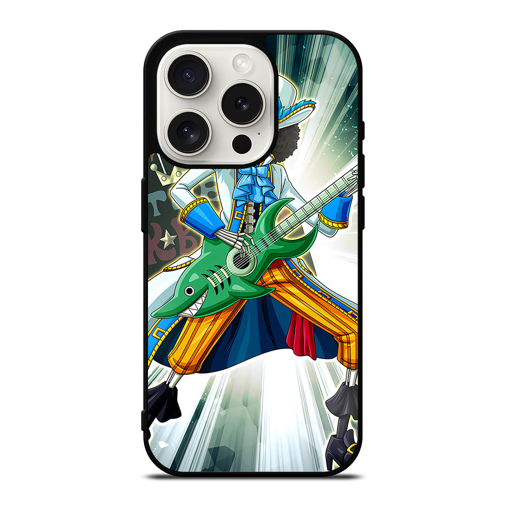 BROOK GUITAR ONE PIECE ANIME iPhone 15 Pro Case Cover