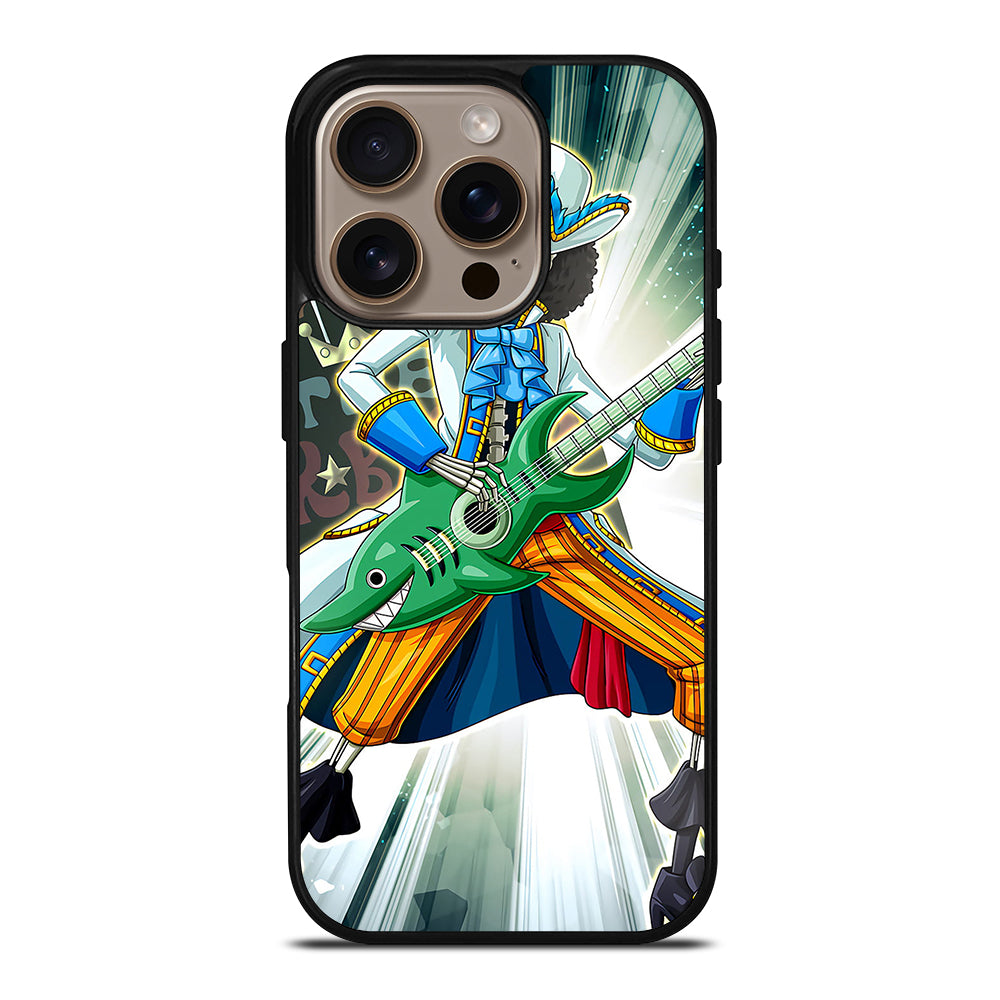 BROOK GUITAR ONE PIECE ANIME iPhone 16 Pro Case Cover