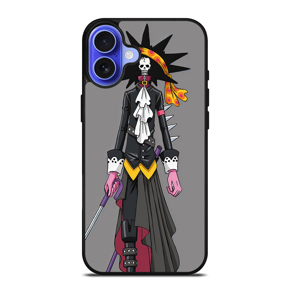 BROOK ONE PIECE ANIME iPhone 16 Case Cover