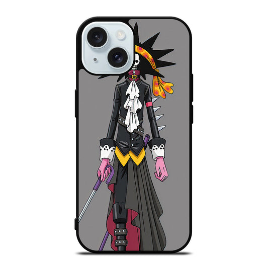 BROOK ONE PIECE ANIME iPhone 15 Case Cover