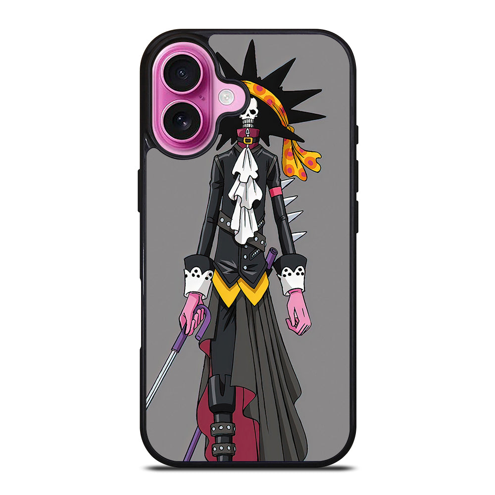 BROOK ONE PIECE ANIME iPhone 16 Plus Case Cover