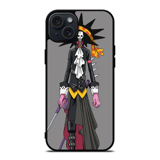 BROOK ONE PIECE ANIME iPhone 15 Plus Case Cover