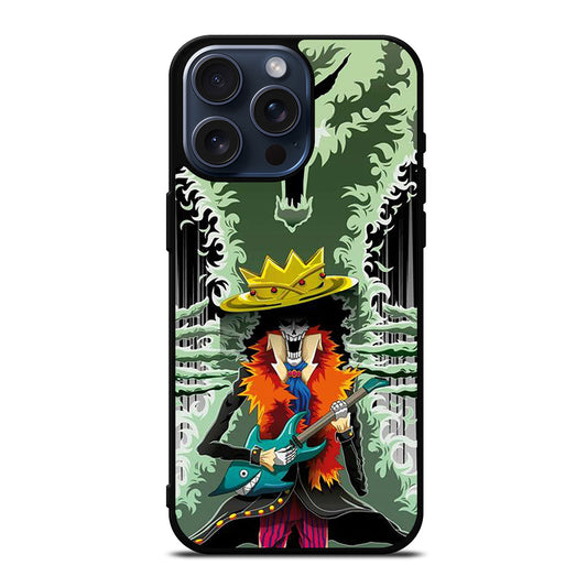 BROOK SOUL KING ONE PIECE ANIME iPhone 15 Pro Max Case Cover