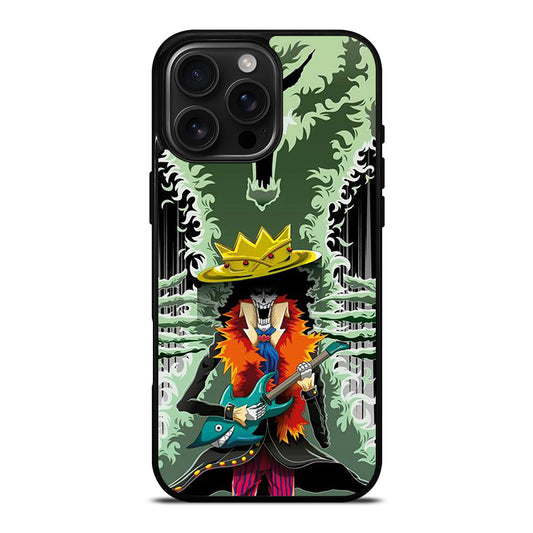 BROOK SOUL KING ONE PIECE ANIME iPhone 16 Pro Max Case Cover