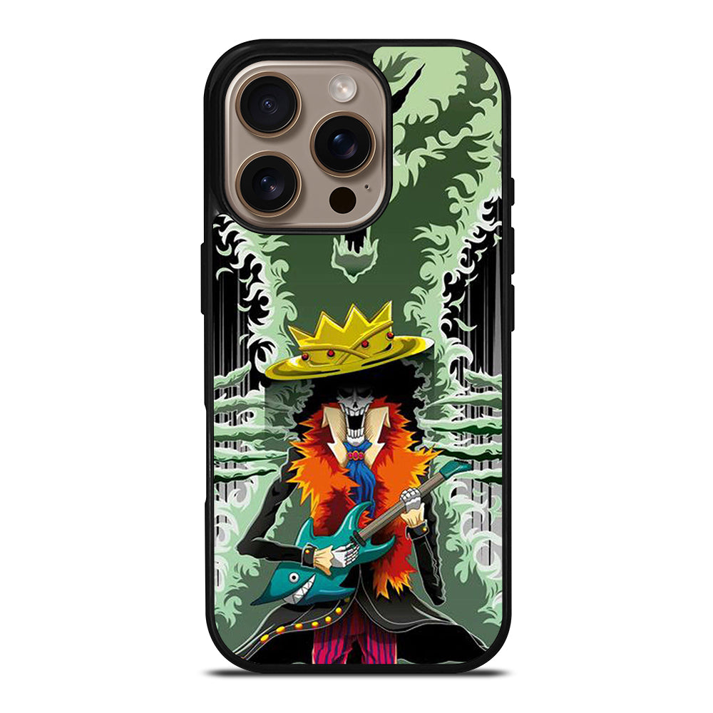 BROOK SOUL KING ONE PIECE ANIME iPhone 16 Pro Case Cover