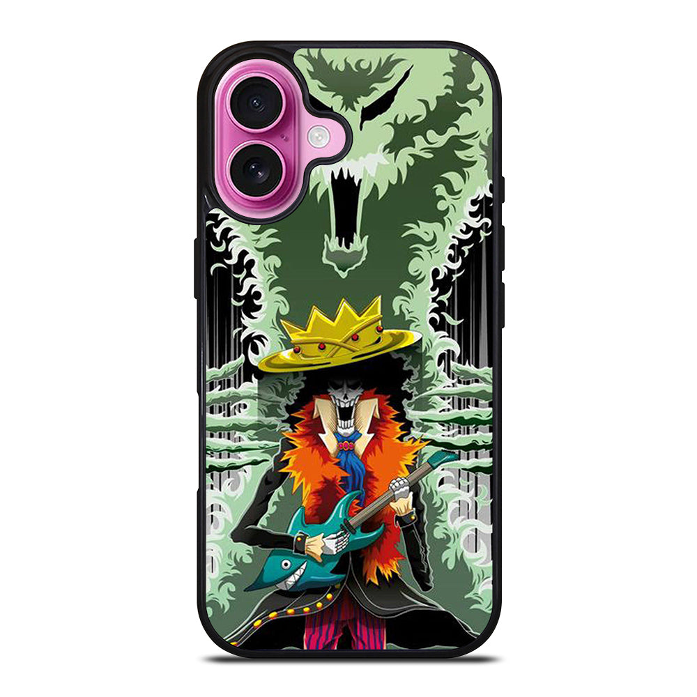 BROOK SOUL KING ONE PIECE ANIME iPhone 16 Plus Case Cover