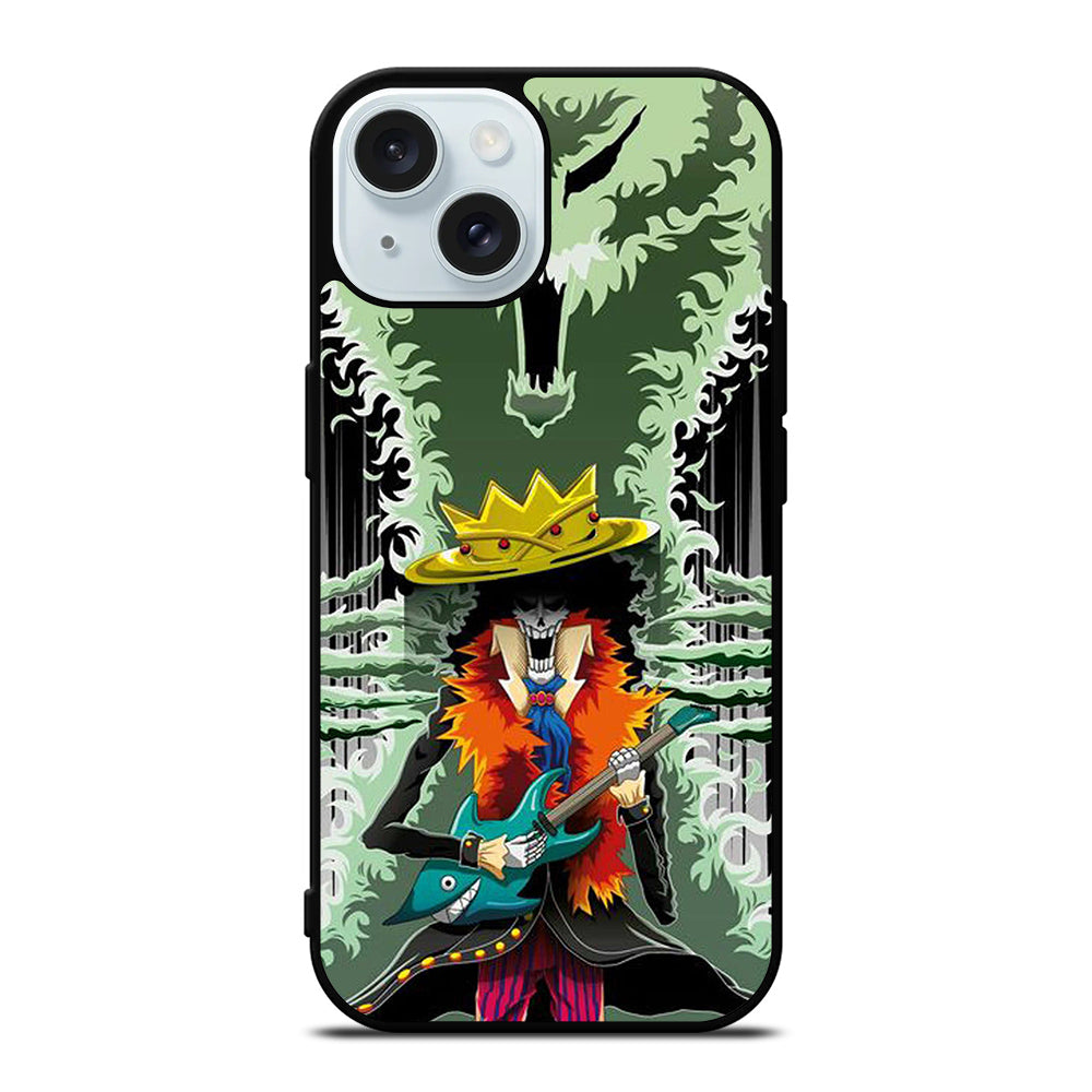 BROOK SOUL KING ONE PIECE ANIME iPhone 15 Case Cover