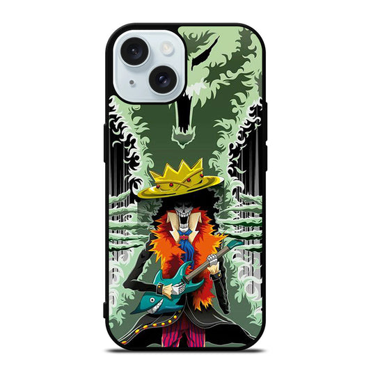 BROOK SOUL KING ONE PIECE ANIME iPhone 15 Case Cover