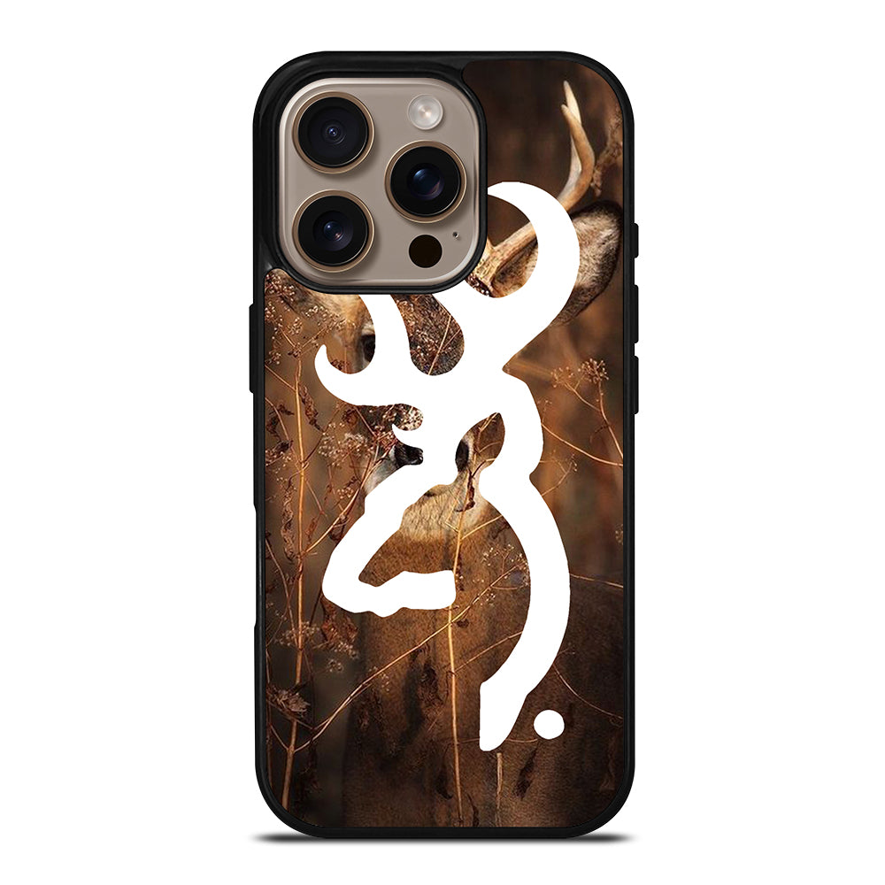 BROWNING DEER LOGO iPhone 16 Pro Case Cover