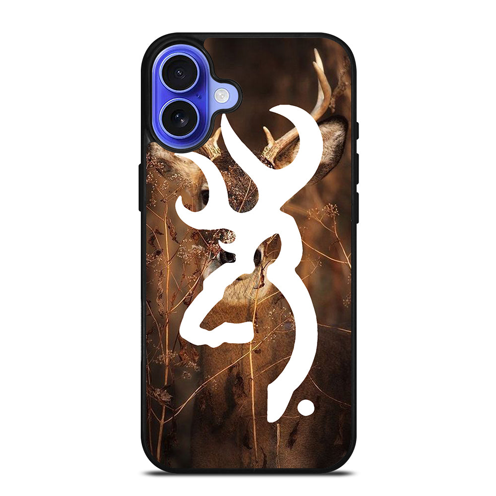 BROWNING DEER LOGO iPhone 16 Case Cover