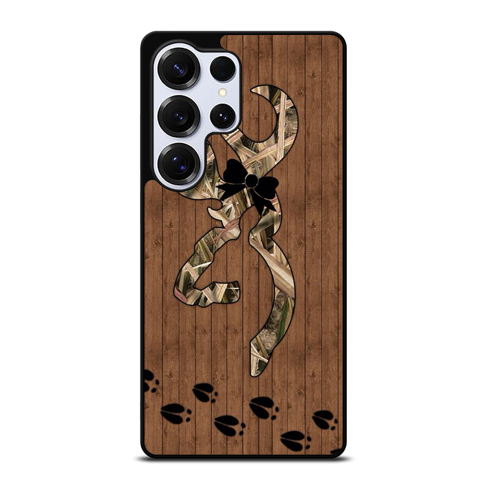 BROWNING DEER WOODEN CAMO LOGO Samsung Galaxy S25 Ultra Case Cover