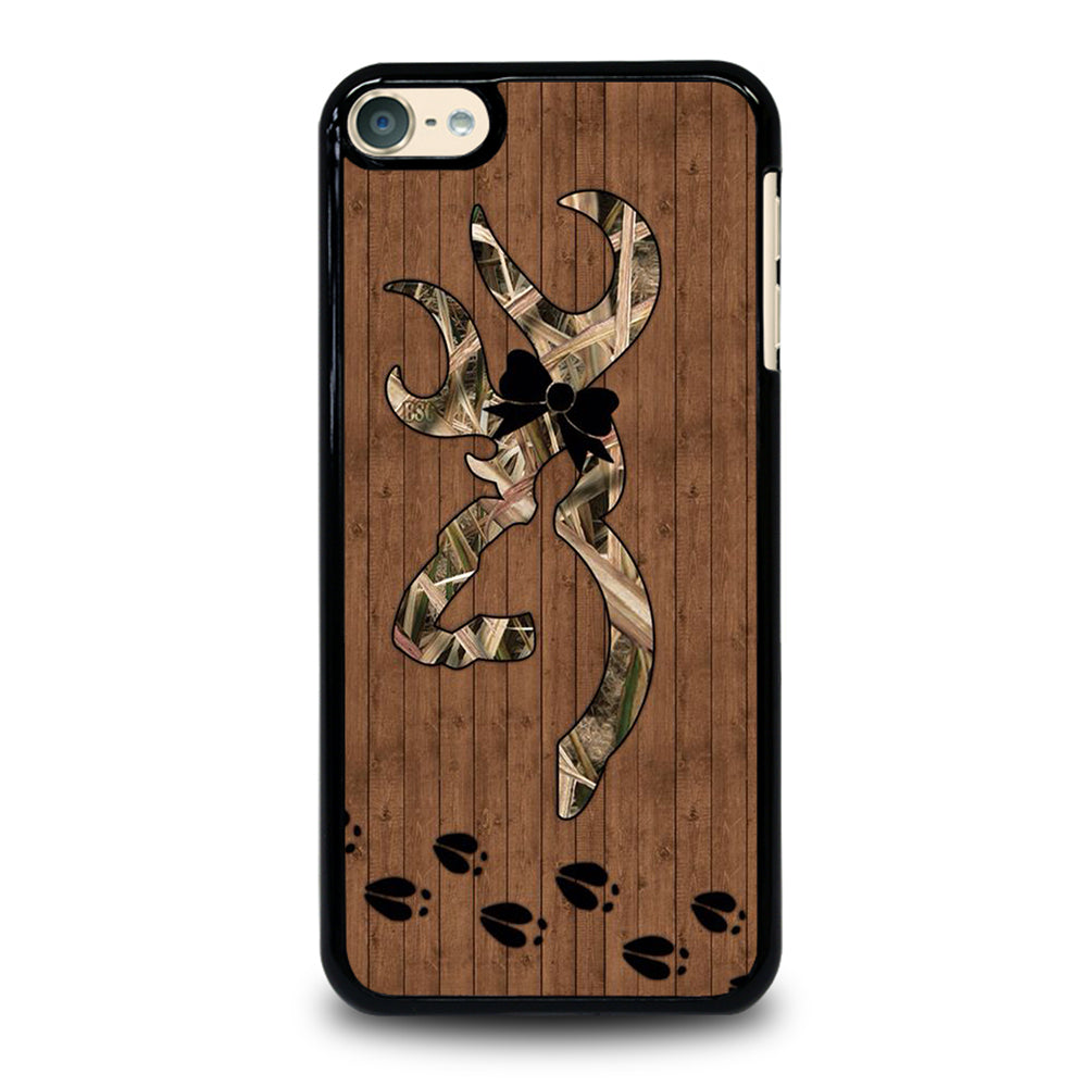 BROWNING DEER WOODEN CAMO LOGO iPod Touch 6 Case Cover