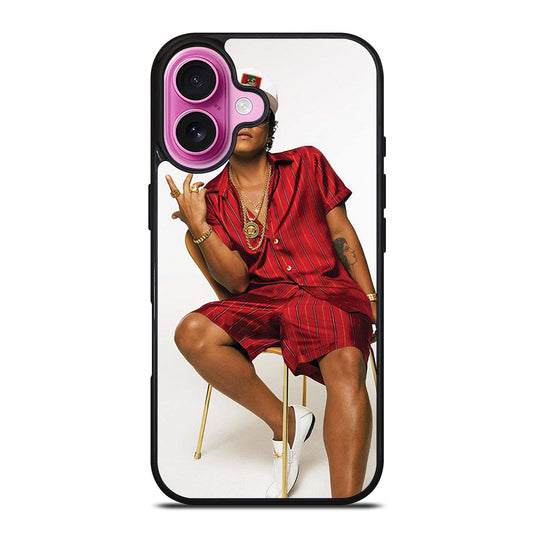 BRUNO MARS AMERICAN SINGER iPhone 16 Plus Case Cover