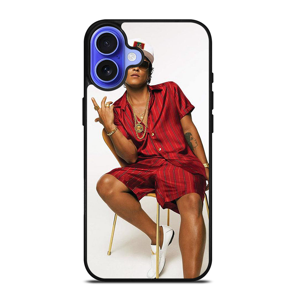 BRUNO MARS AMERICAN SINGER iPhone 16 Case Cover