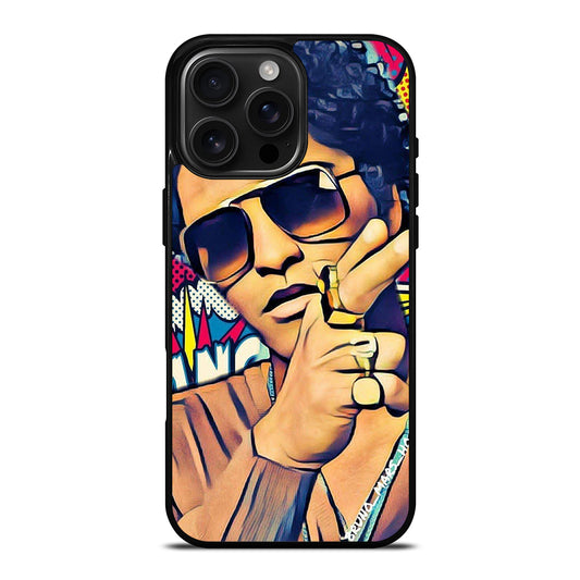 BRUNO MARS ART iPhone 16 Pro Max Case Cover